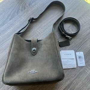 Coach Suede Hadley in Army Green